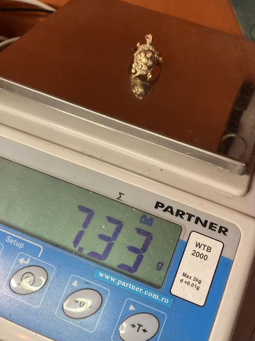 Inel aur 18kt.Turtle