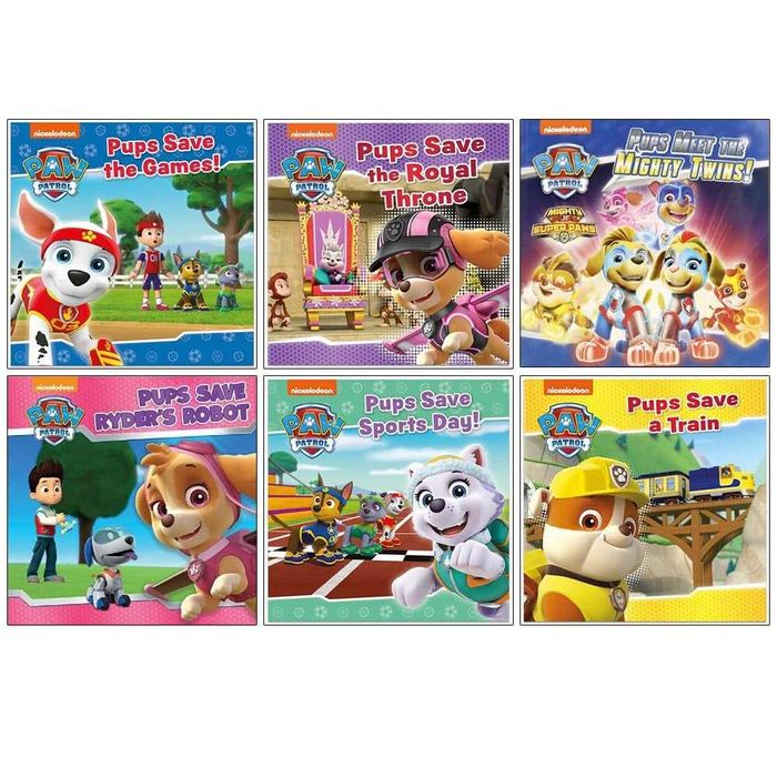 Nickelodeon Paw Patrol Pups Collection 6 Books Set