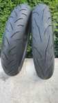 120 70 ZR 17 Bridgestone & Mitas
