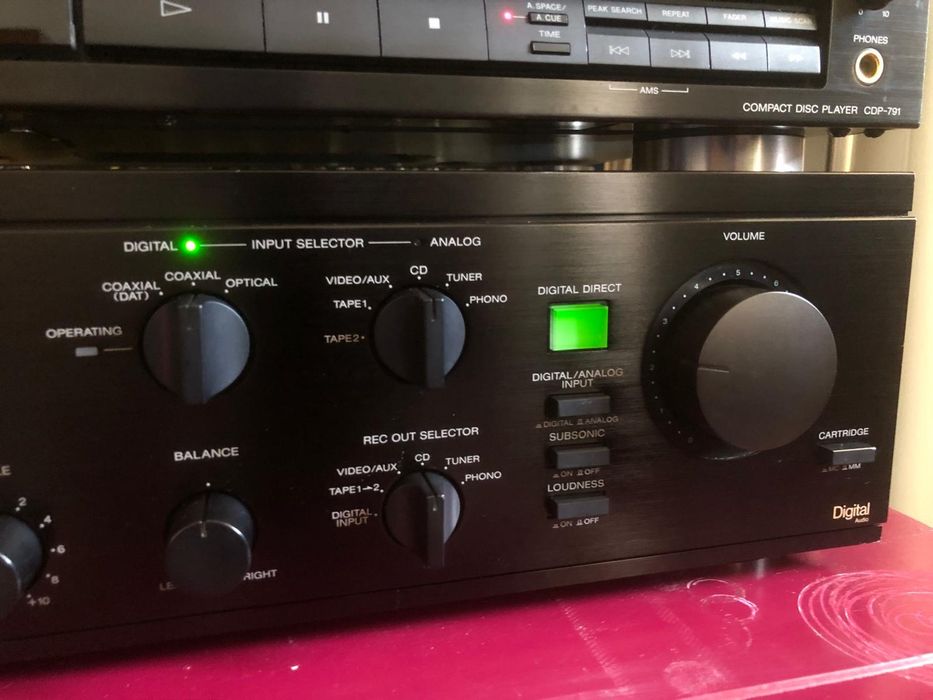 Amplificator Sony TA-F 450 d și minidisc Sony MDS -JE 300