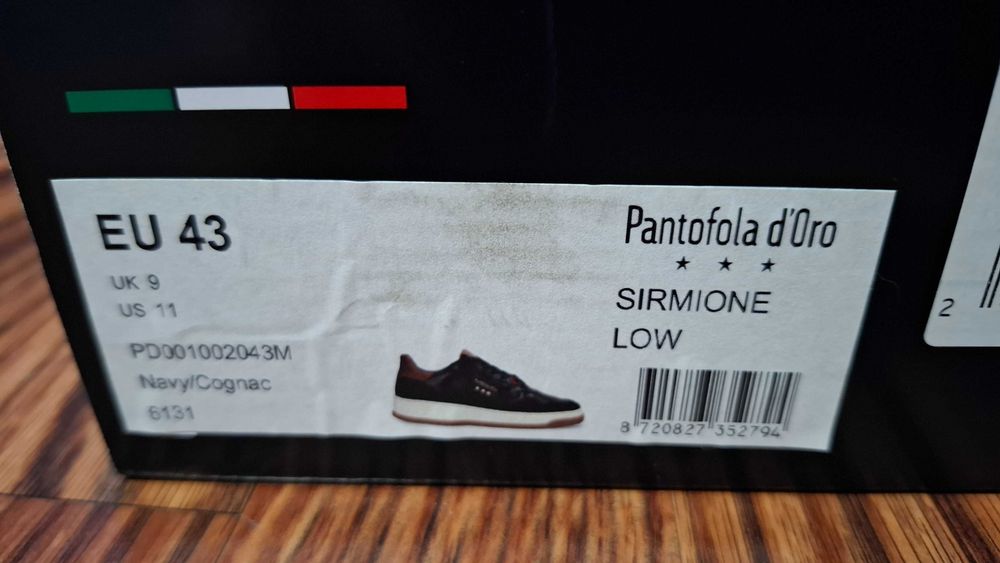 Мъжки кожени кецове Pantofola d'oro