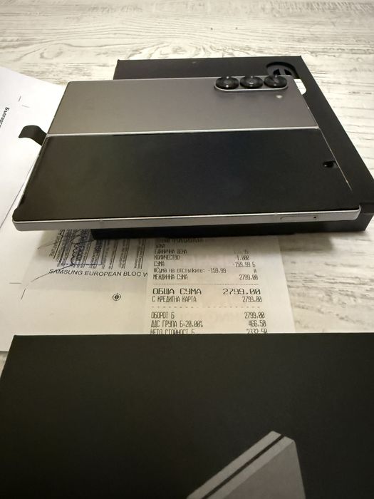 10 ЦИКЪЛА!!! УНИКАТ Samsung Z Fold 6 Silver 256B 5G 24м. ГАРАНЦИЯ