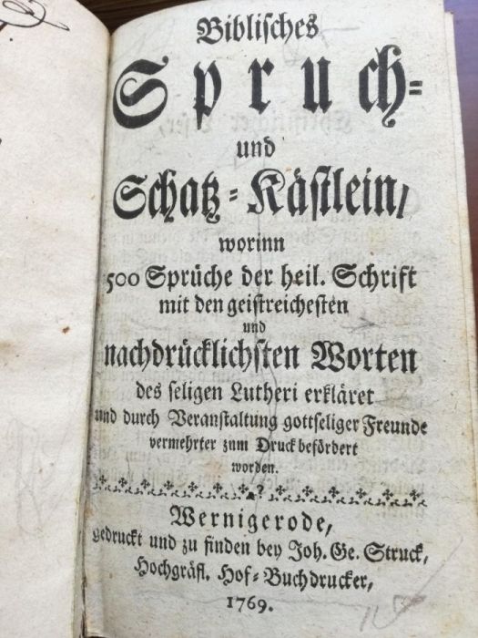 Библии от Мартин Лутер 1769-1894