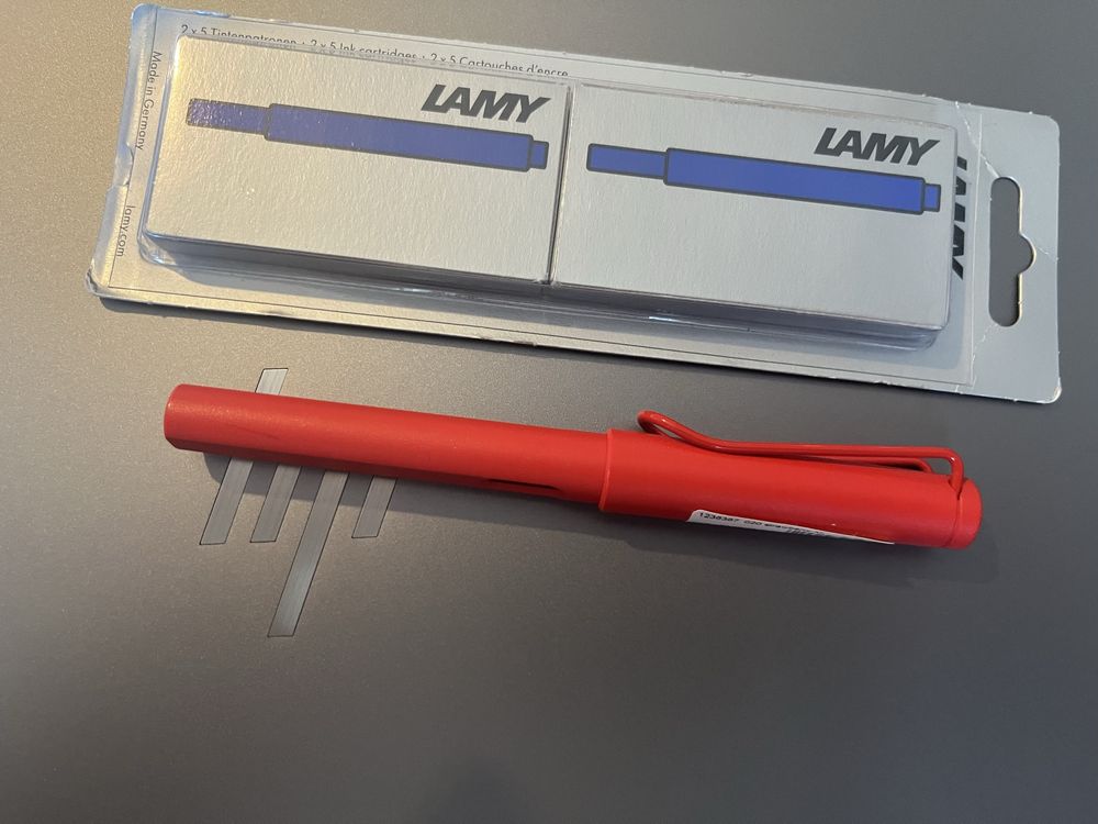 stilou lamy nou safari plus rezerve cadou