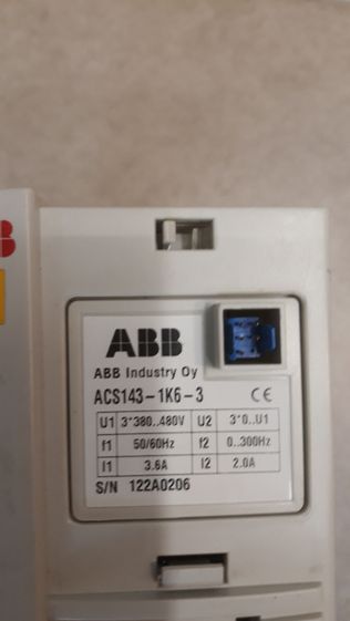 Честотен регулатор (инвертор) ABB 0,75КW/400V