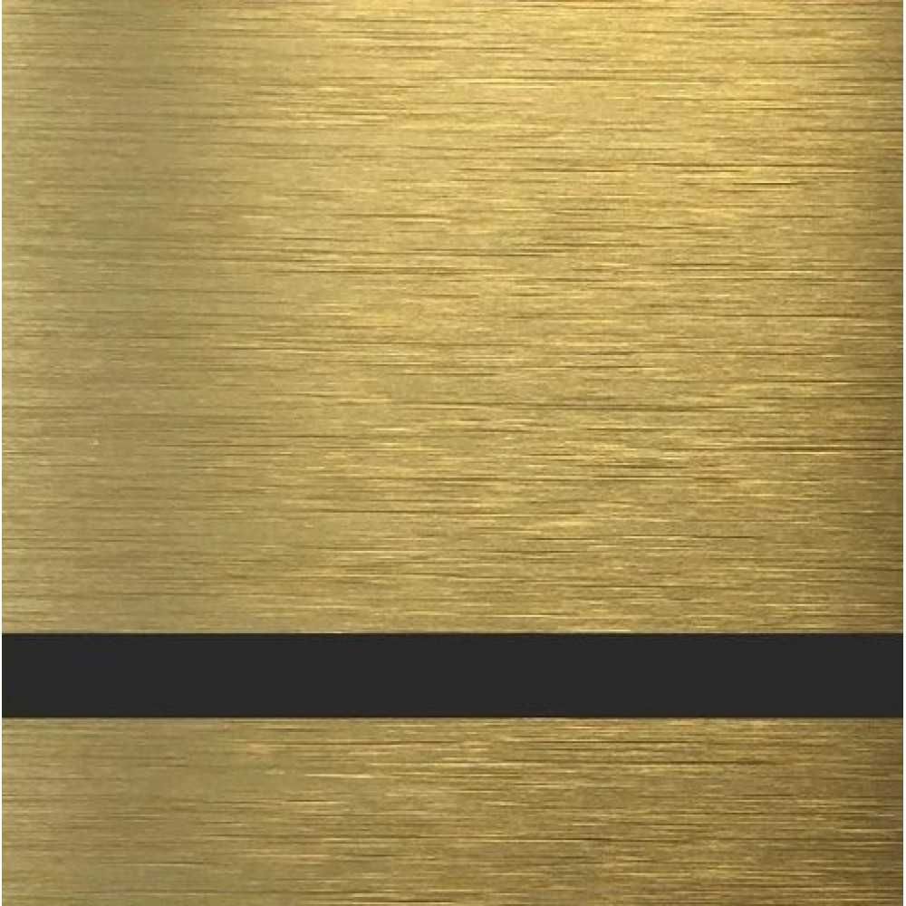 ABS-пластик для лазерной гравировки | Золото царапанное / Чёрный