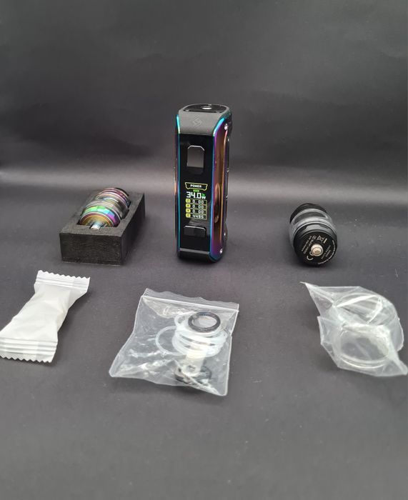 GeekVape Max100 Rainbow + 2 atomizoare + accesorii – kit complet