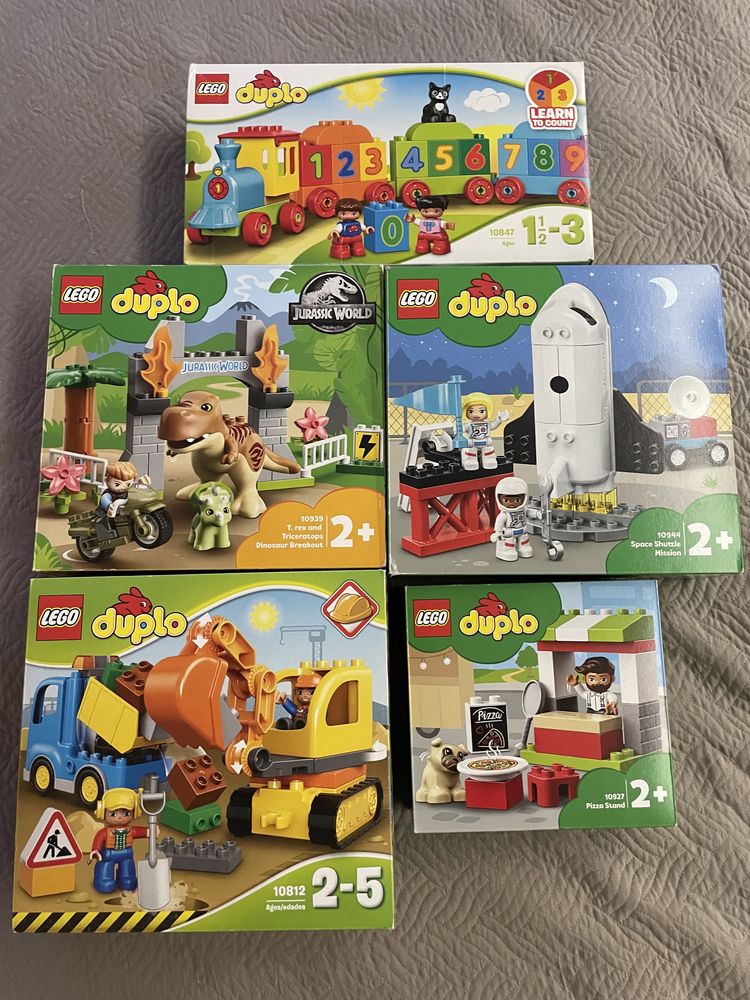 Lego Duplo-10812;10915;10927;10883 с кутии
