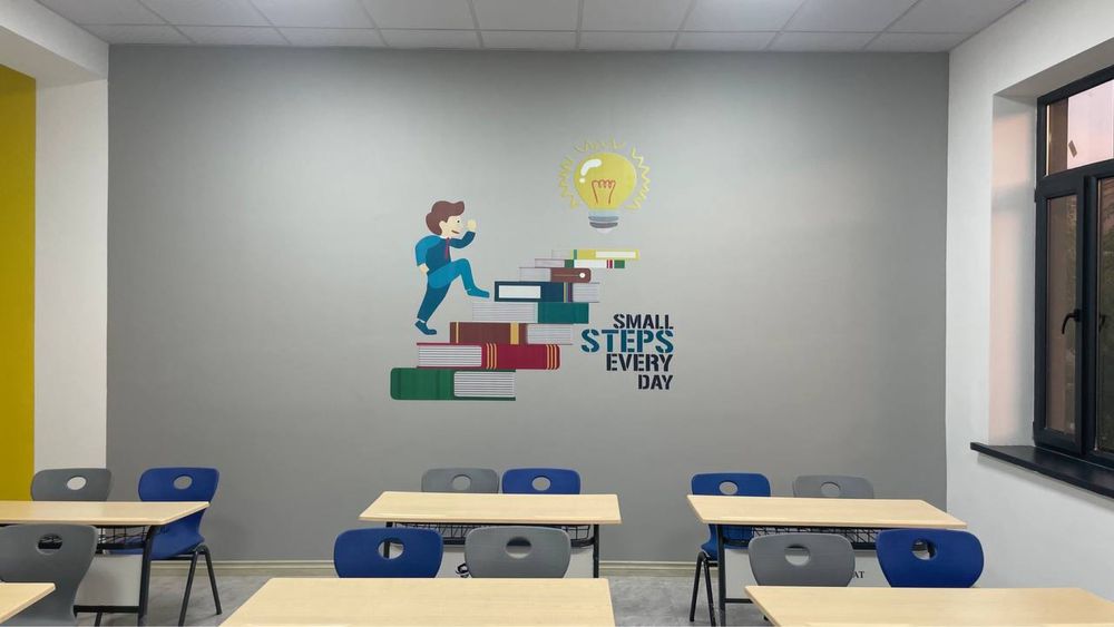 Devorlarga 3D vertikal printer orqali rasm chizib beramiz