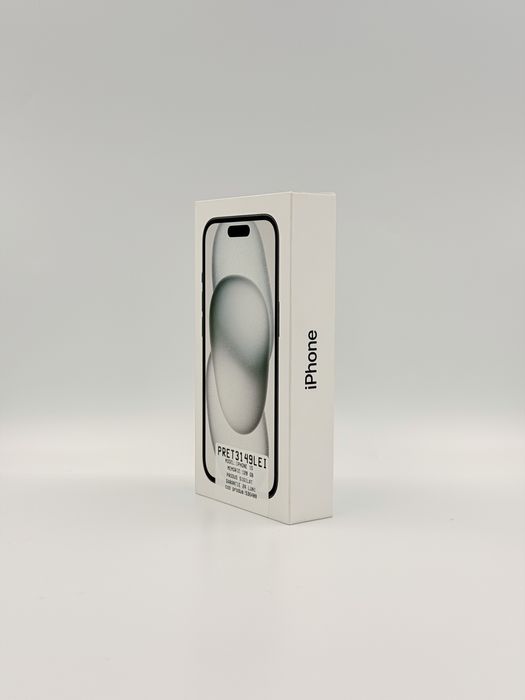 Magazin apple iPhone 15 sigilat black cu garantie 128gb in rate