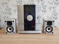 Mini system home audio Tamashi FX108, CD radio dublu casette
