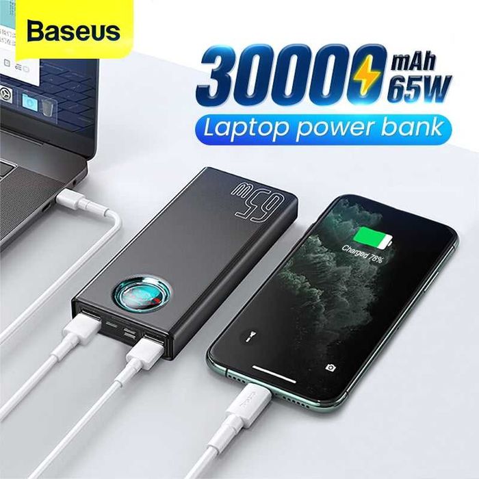 Baseus Power Bank 65W 30000mAh. Есть доставка