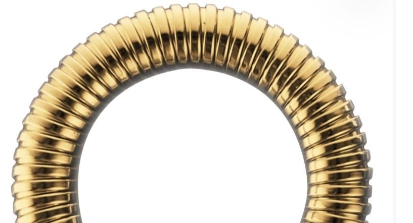 Furtun de dus auriu 1,5 m