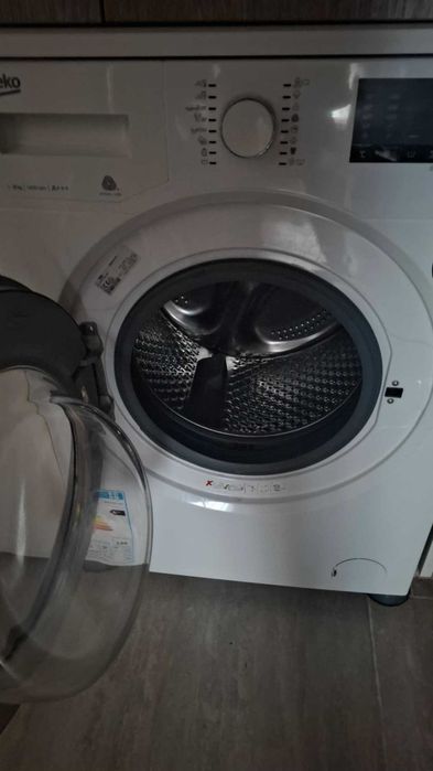 Beko WMY81483LMB1, 8 kg, 1400 RPM, Clasa A, Motor ProSmart Inverter