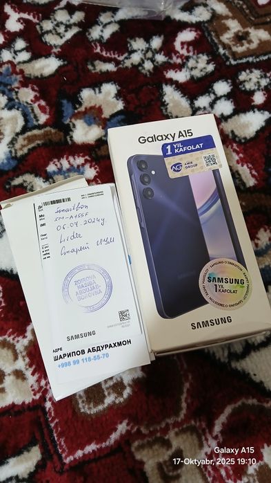 Samsung Galaxy a15 sotiladi