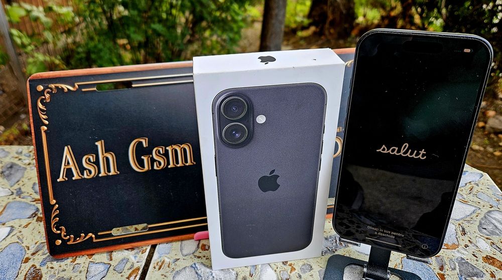 Iphone 16 black 128Gb, ca nou, in garantie