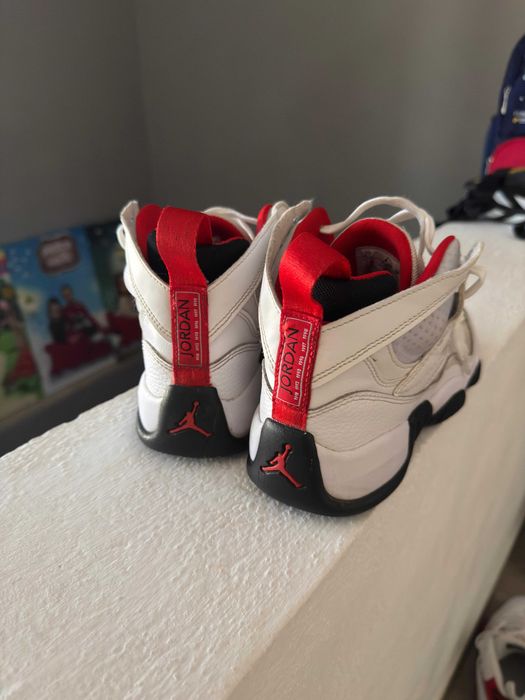 Air Jordan Jumpman Two Trey White University Red