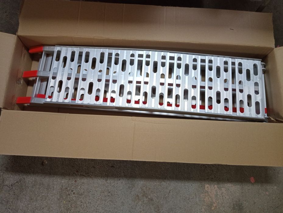 Rampă moto aluminiu 225 cm nouă