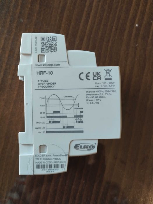 Реле за наблюдение на променливо напрежение на честота