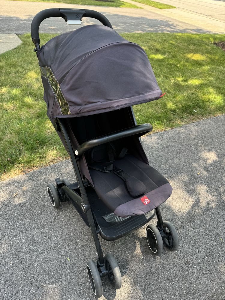 Бебешка количка GB Qbit + All Terrain Velvet black