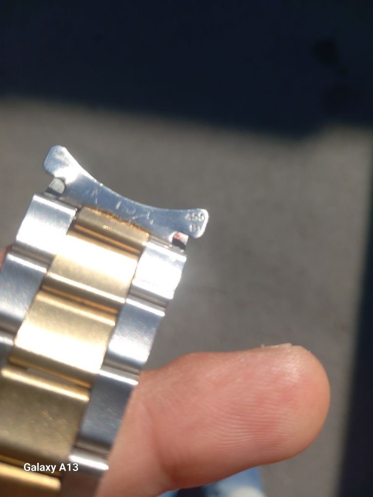 Rolex bratara 22mm otel+aur 18 k