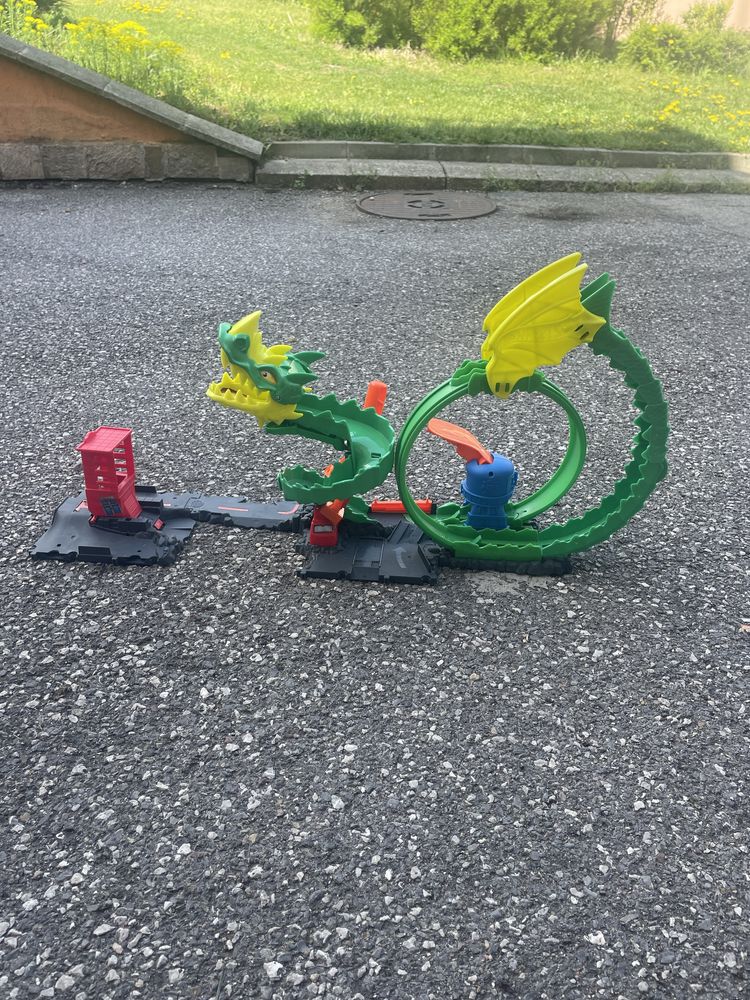 Детска писта пожарна Hot Wheels