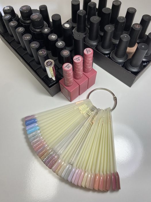 Гель лаки, 35 видов камуфляжных баз, набор 60.000тг