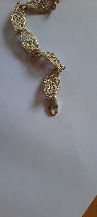 Комплект сребърни старинни бижута