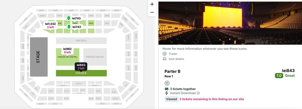 Bilete concertAndre Rieu Marți 11 noiembrie - locuri parter B