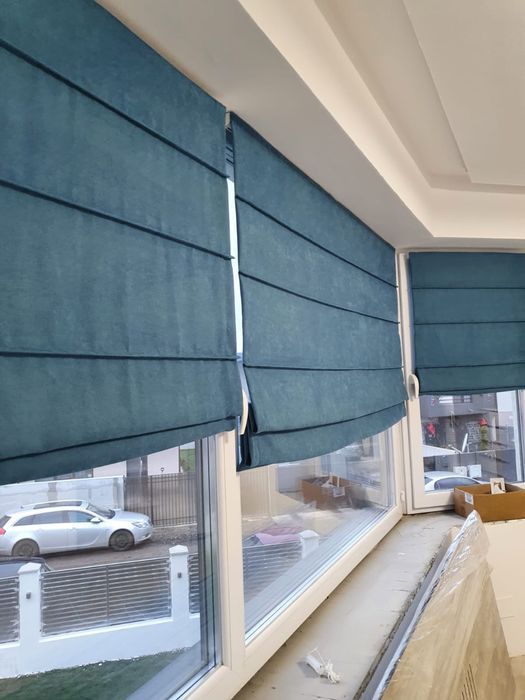 Storuri, rolete, jaluzele verticale, jaluzele orizontale. Roman shades