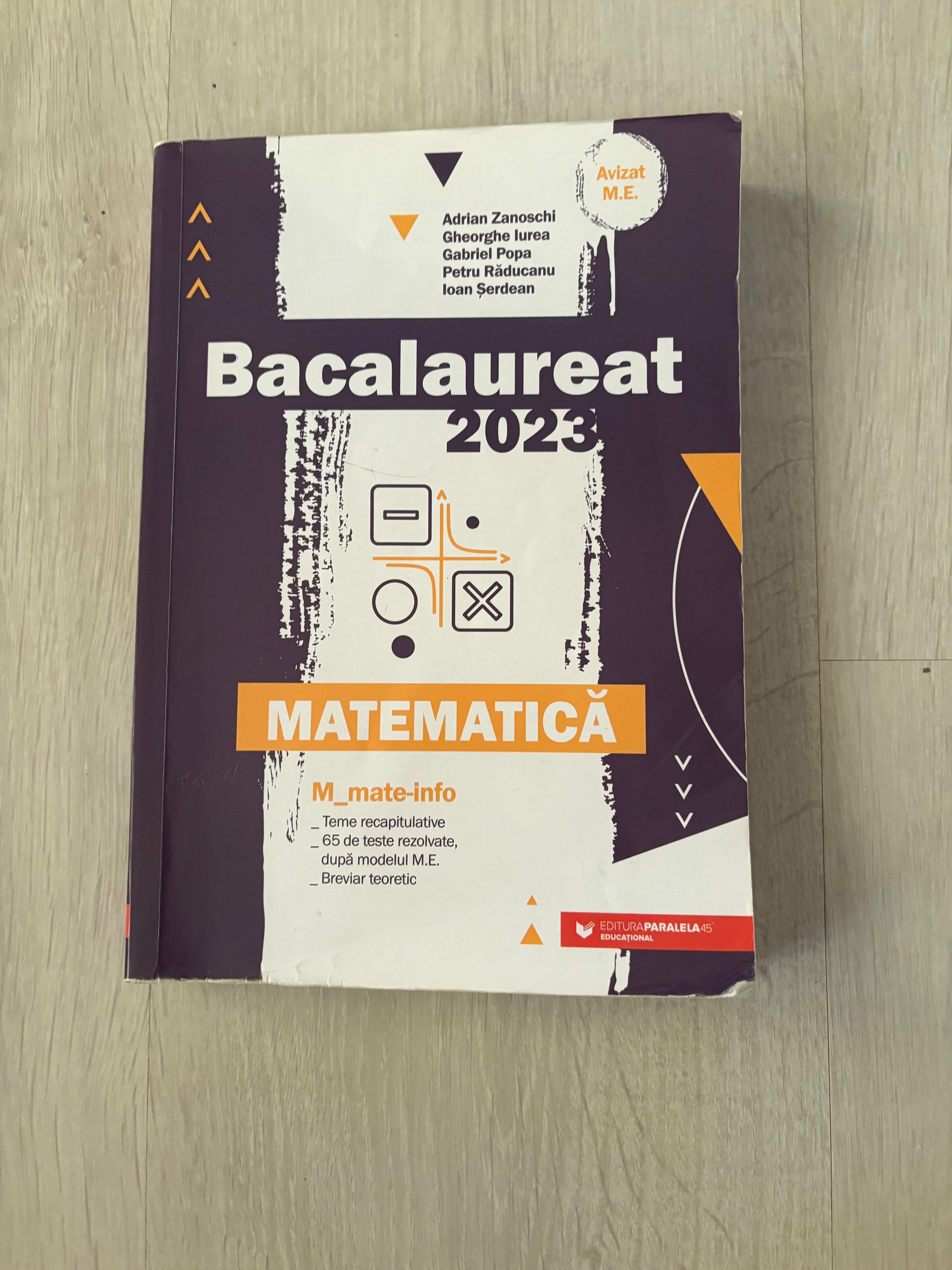 Culegeri matematică, fizică liceu