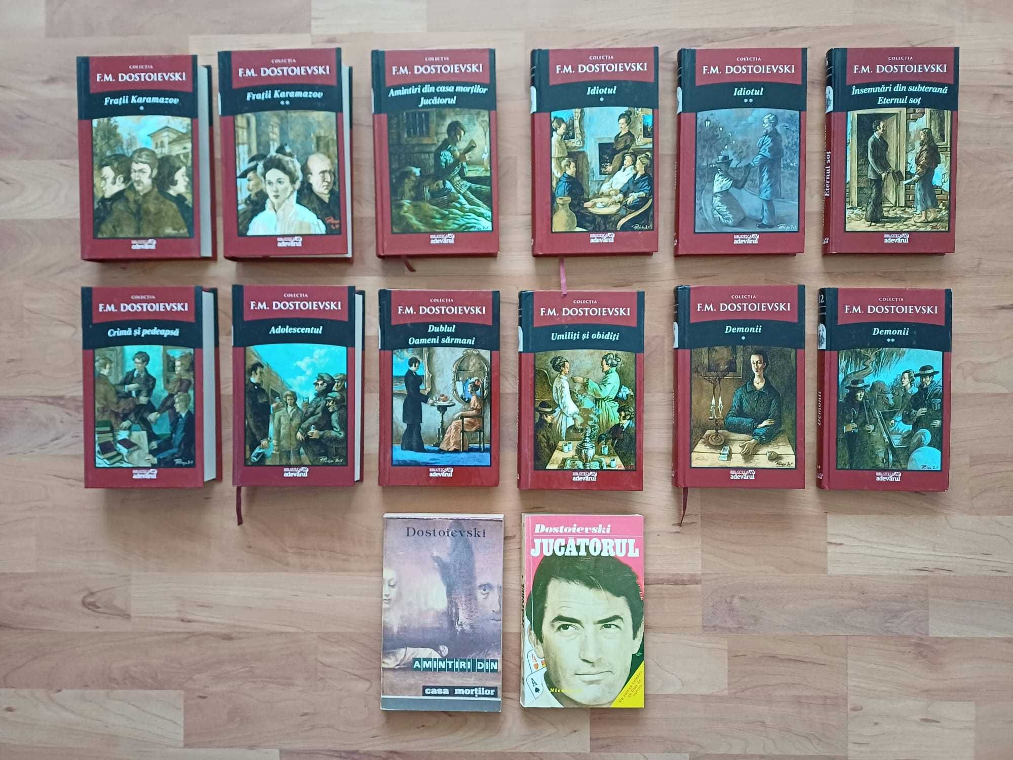 Seturi Adevărul: Alexandre Dumas (14 vol) și Dostoievski (12 vol)