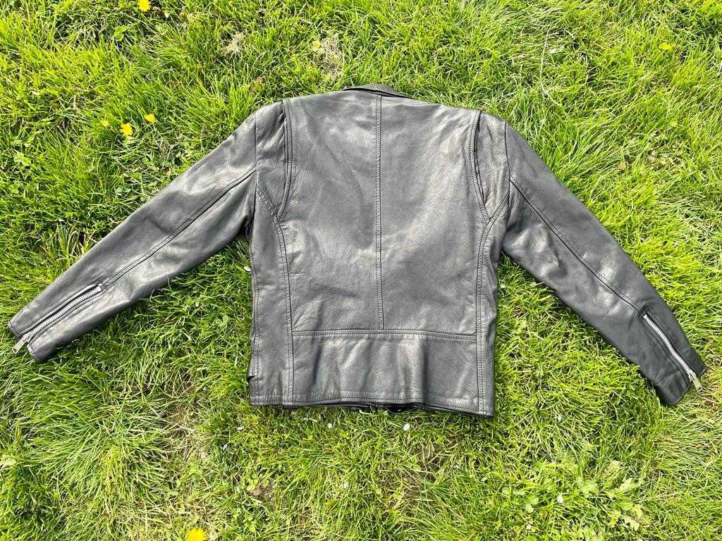 Geaca moto unisex piele naturala marimea S