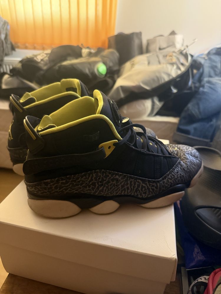 Air Jordan 6 rings Venom green