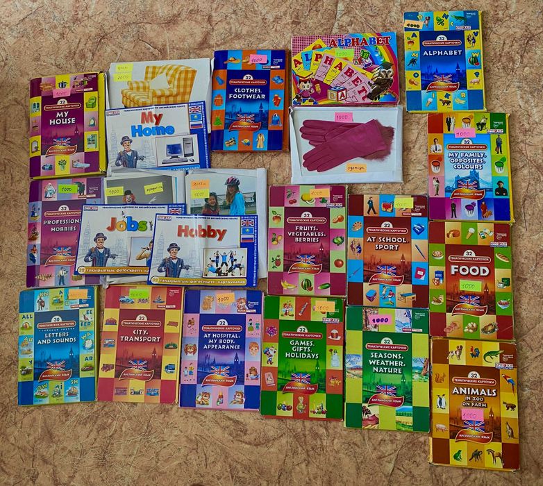 Дидактический материал Тематические карточки английский язык