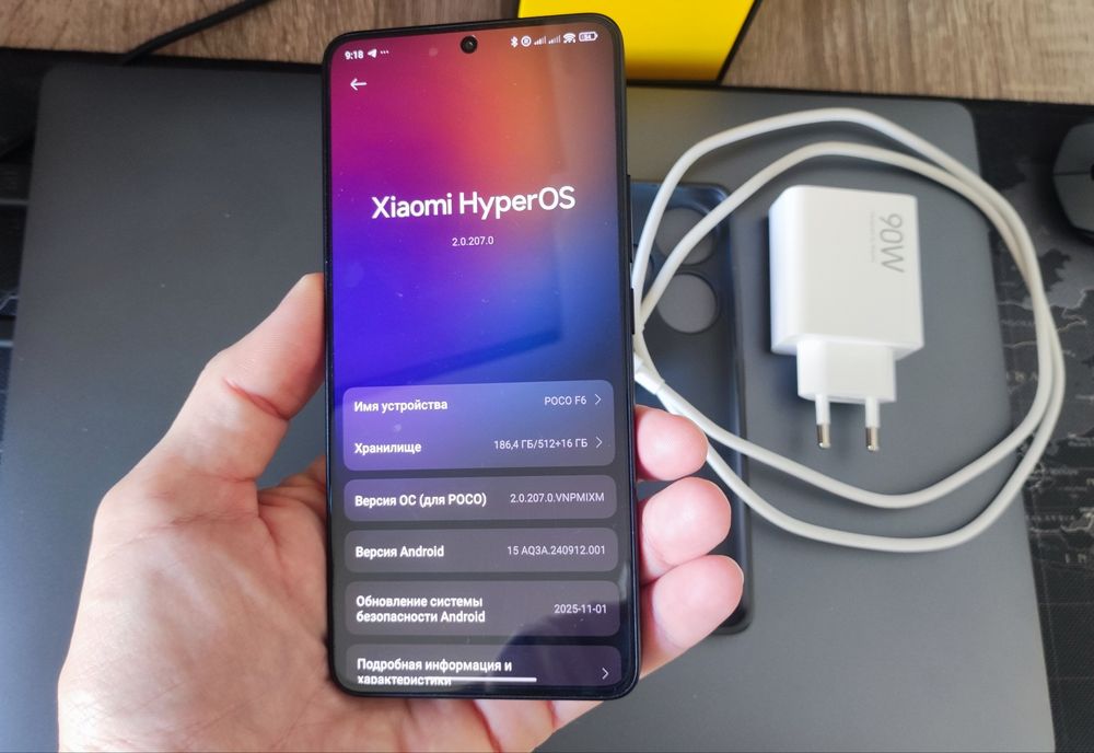 смартфон Poco F6, 12/512