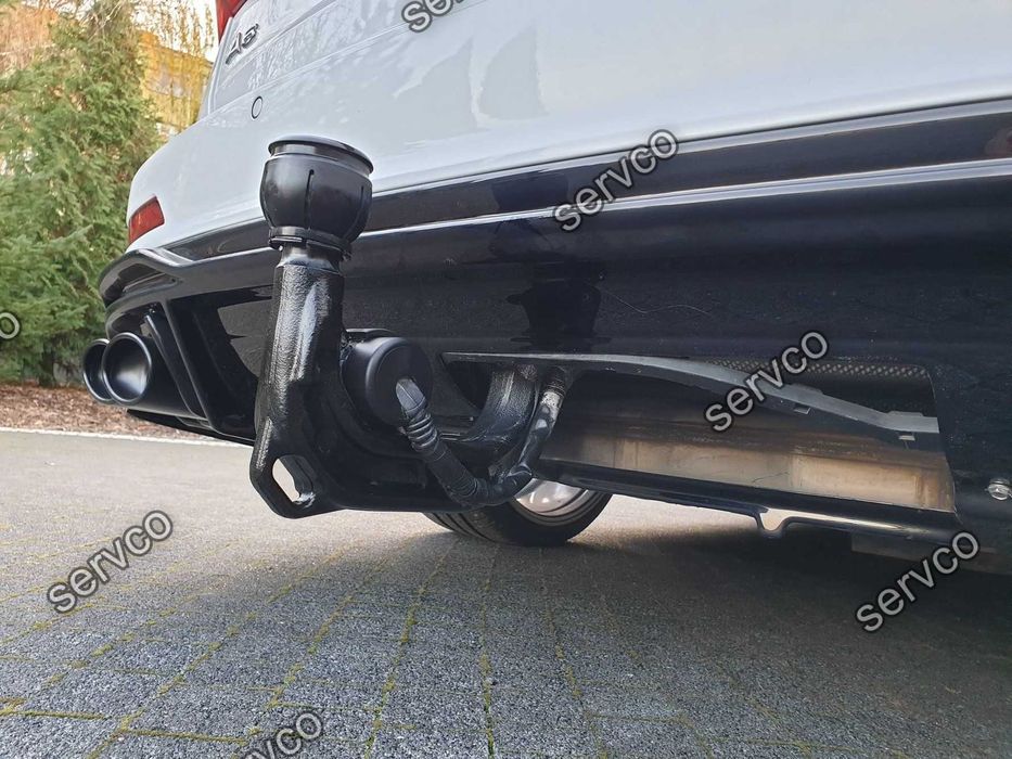 Difuzor si imitatii evacuare Audi A6 C8 S-Line 2018- v6 Maxton Design