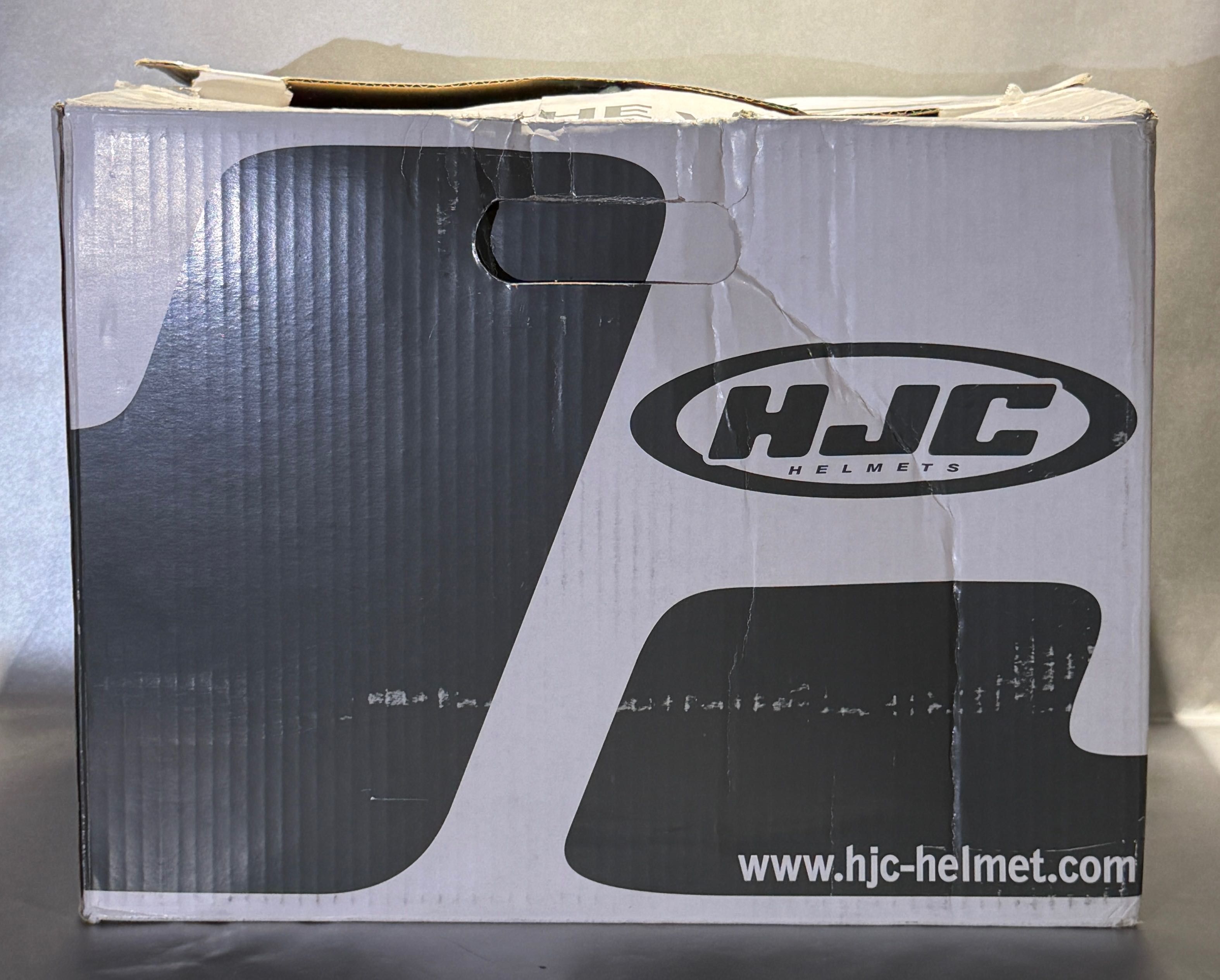 Неразличима от нова модуларна каска за мотор HJC IS-Max II размер XL.