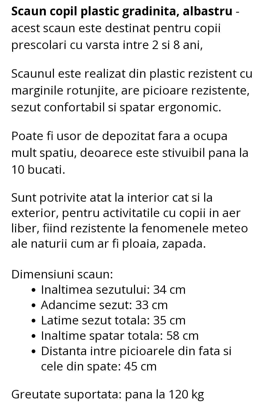 Scaun copii între 2 și 8 ani