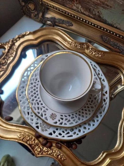 Троен сет, винтидж порцелан