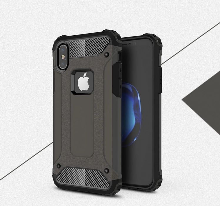 Удароустойчив Кейс Spigen Tough Armor Tech за Apple iPhone X XS XR