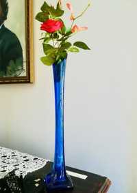 Антикварные вазы "Берц" из кобальтового стекла