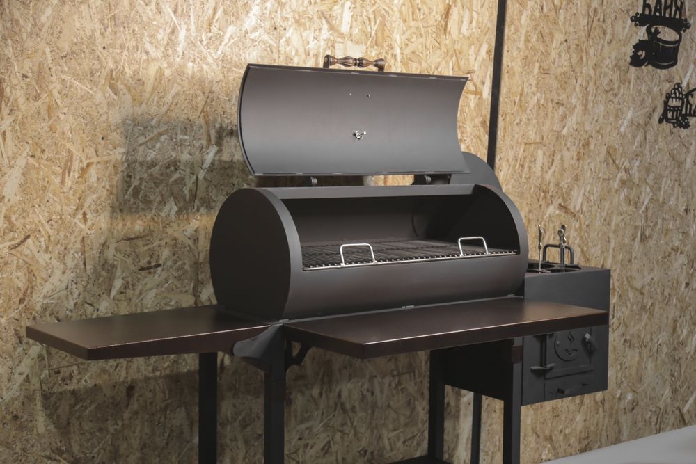 Смокер-мангал-очаг-гриль-коптильня PRO-120