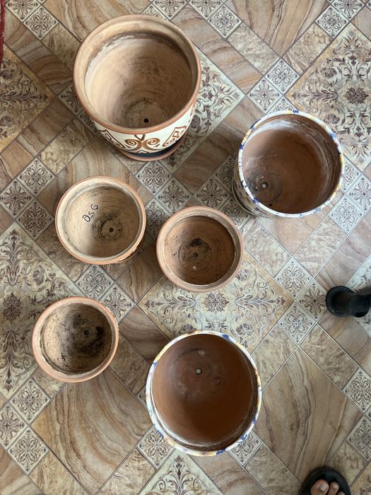 Горшок для цветов , набор 6 штук