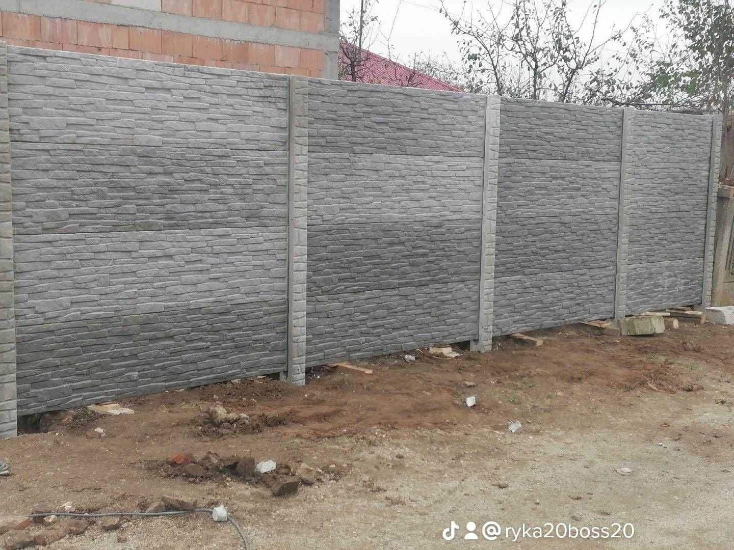 Gard beton armat (f4) si bolti/cavouri