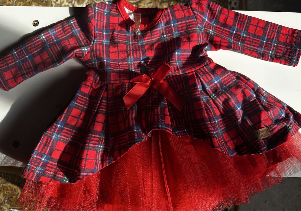 Коледна рокличка 68р-р