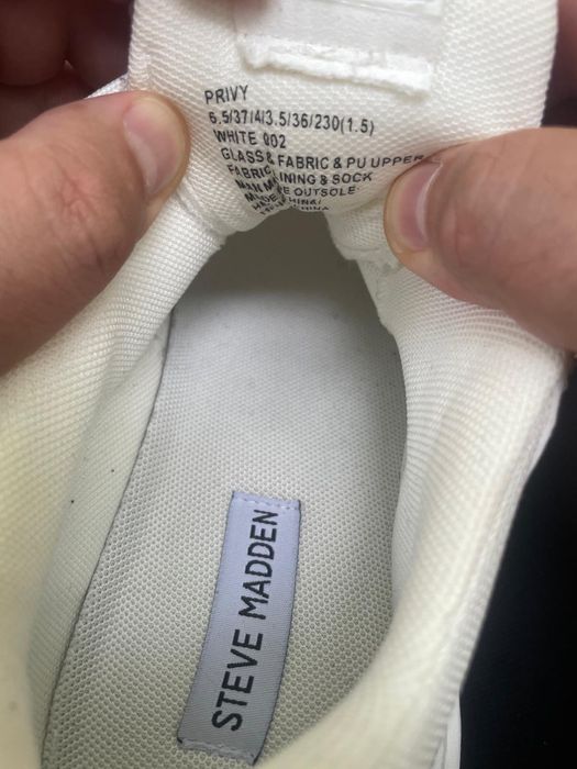 Adidasi Steve Madden  PRIVY WHITE 37