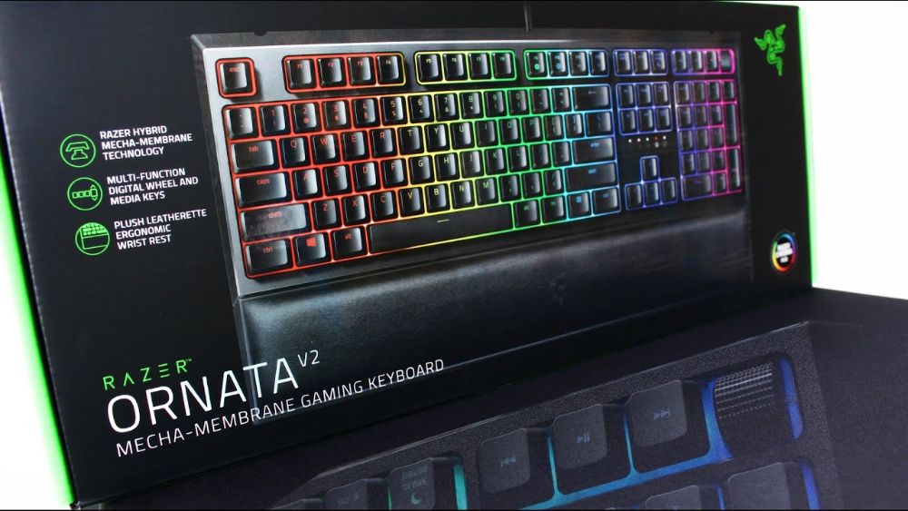 Tastatura gaming Razer Ornata V2 Chroma RGB switch noua sigilata Mecha