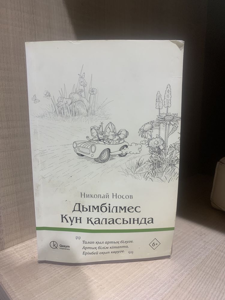 Кітап- “Дымбілмес күн қаласында” кітабы. Балалар әдебиеті.