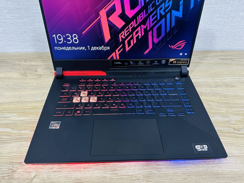 ASUS ROG Strix Ryzen7-16 Ядер+RTX3050 Мощный, Геймерский ноутбук